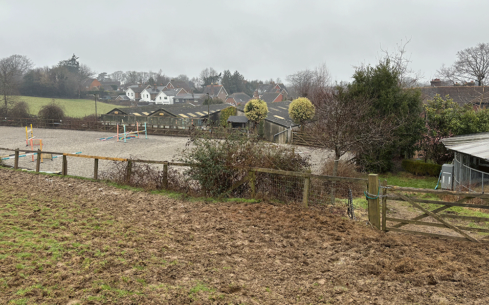 View Looking North towards Pembury